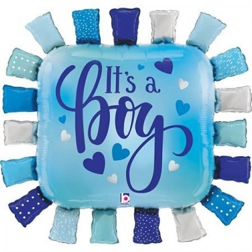GLOBO 34" FOIL CUADRADO ITS A BOY