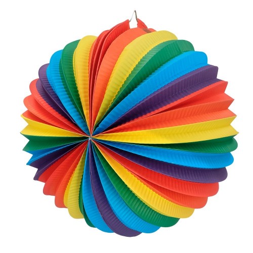   FAROL PAPEL MULTICOLOR 25CM