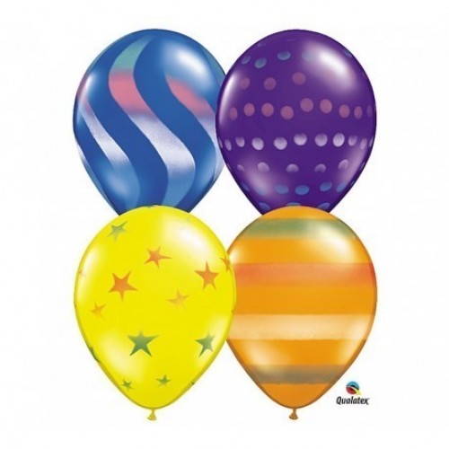 $D 50 GLOBOS 16" LATEX DEC/VARIA COL.SUR