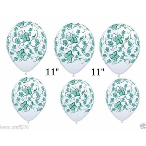 $D 100 GLOBOS 11" LATEX HIEDRA VERDE