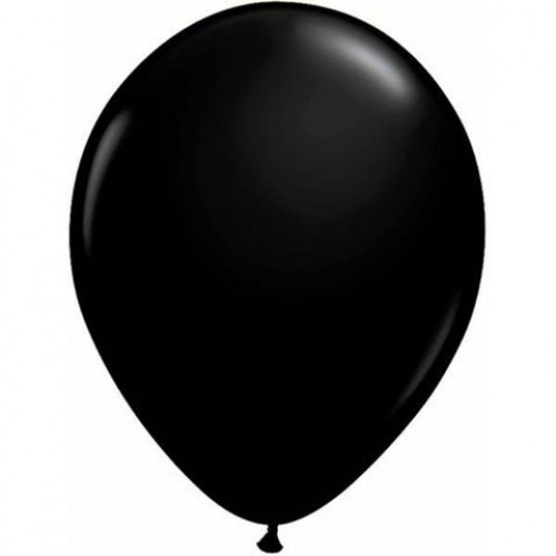   100 GLOBOS 5" LATEX  NEGRO ONYX