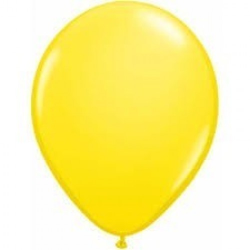   100 GLOBOS 5" LATEX AMARILLO
