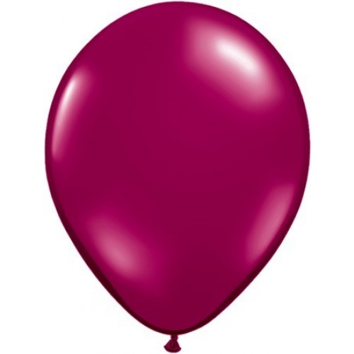 $ 100 GLOBOS 11" LATEX BURDEO TRANSPAR
