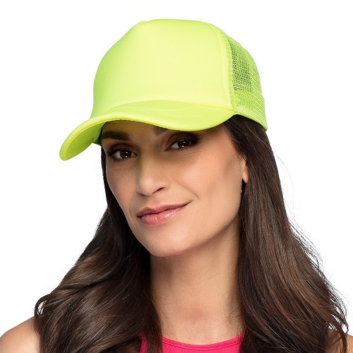   GORRA ADULTO AMARILLA NEON
