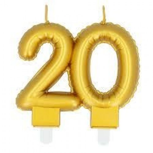   VELA FORMA N20 METAL ORO 9CM