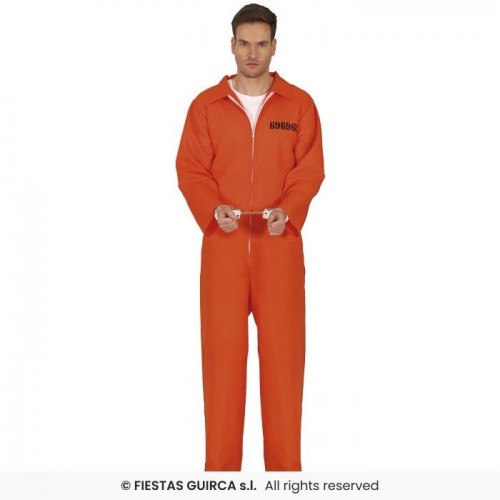 DISFRAZ T-XXL CONVICTO NARANJA