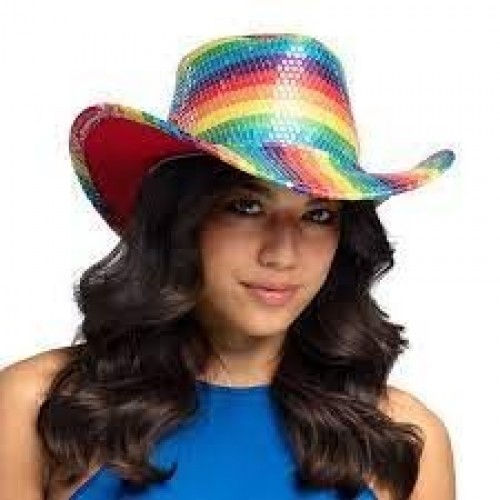 SOMBRERO VAQUERO LENTEJUELAS ORGULLO