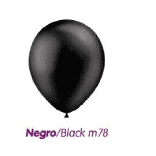   50 GLOBOS HG95M NEGRO METAL M78