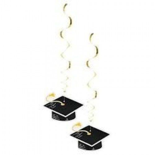 2 TIRAS ESPIRALES GRADUACION YES! 85CM