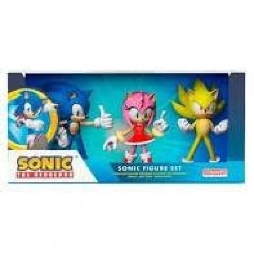   SET 3 FIGURAS SONIC THE HEDGEHOC