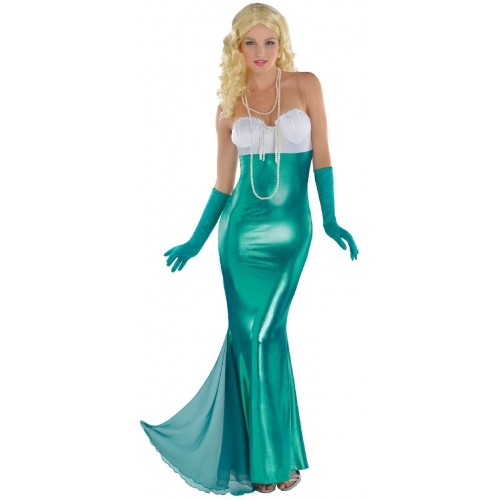  DISFRAZ T-S VESTIDO SIRENA