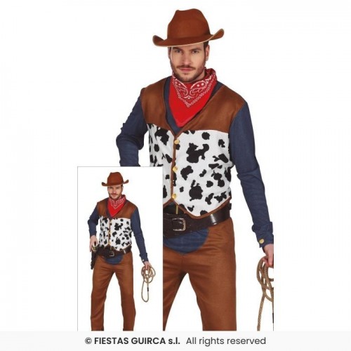 DIAFRAZ T-L ADULTO VAQUERO HOMBRE