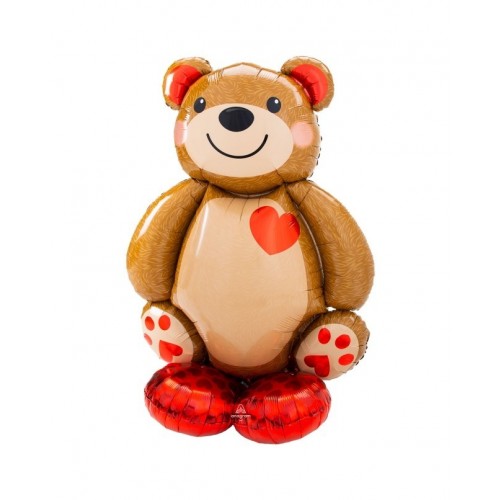 GLOBO 48" FOIL AIRLOONZ OSO PELUCHE