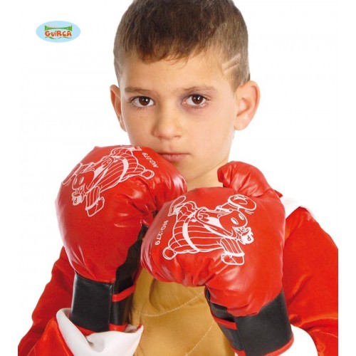 PAR GUANTE INFANTIL ROJO BOXEO