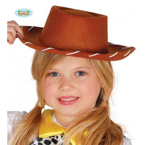 SOMBRERO VAQUERO INFANTIL MARRON
