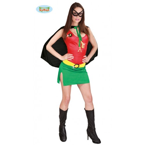 $D DISFRAZ T-M SUPERCHICA FALDA VERDE
