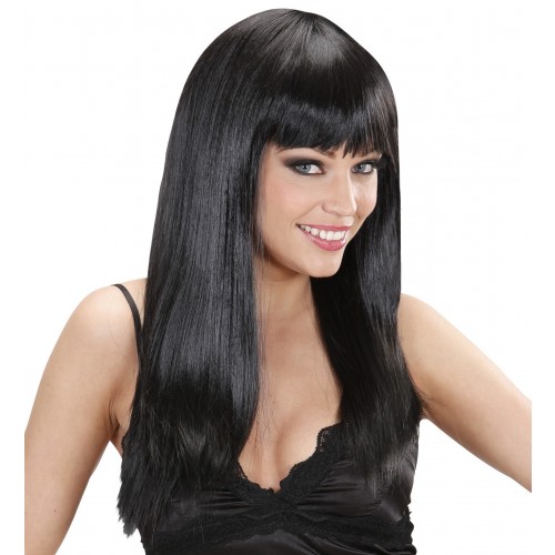 PELUCA BEAUTIFUL LARGA FLECO NEGRA