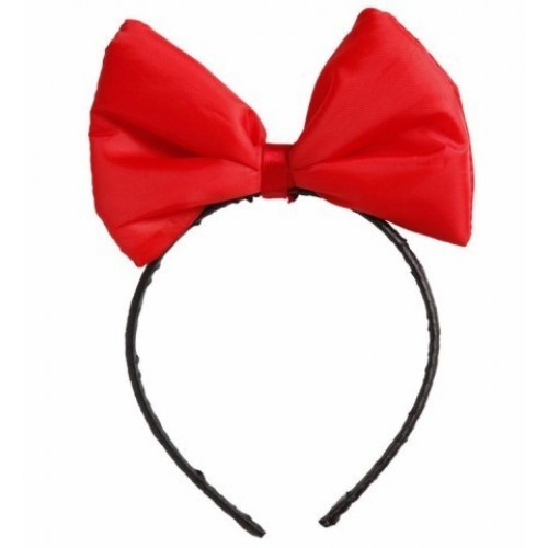 DIADEMA LAZO ROJO PRINCESA 7 ENANITO