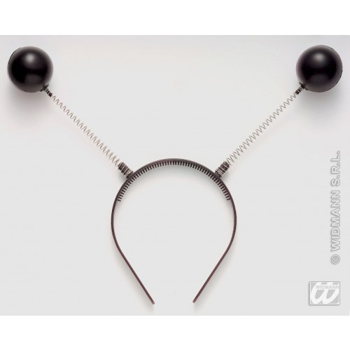 DIADEMA ANTENA BOLA NEGRA
