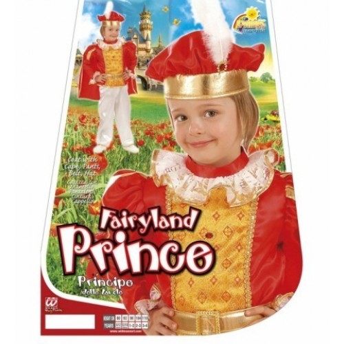 $DDISFRAZ 1A2/2A3AÑO PRINCIPE ROJO
