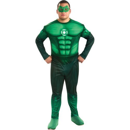 DISFRAZ T-XXL GREEN LANTERN MUSCULOSO