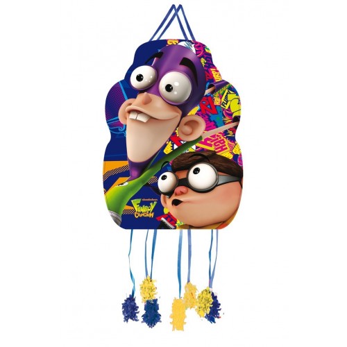 $D  PIÑATA PERFIL FANBOYCHUMCHUM 33X46