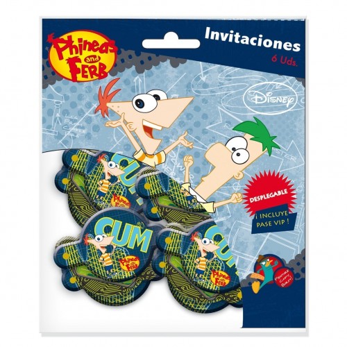 4X1 PAQ.6/U INVITACIONES PHINEASFERB