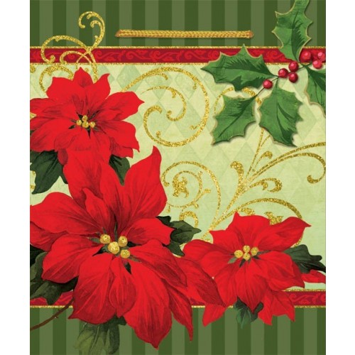 BOLSA MED.REGALO FLOR PASCUA