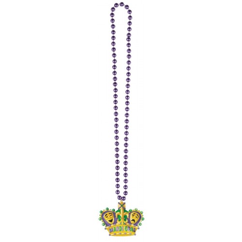   COLLAR BOLA METAL ORO 99CM
