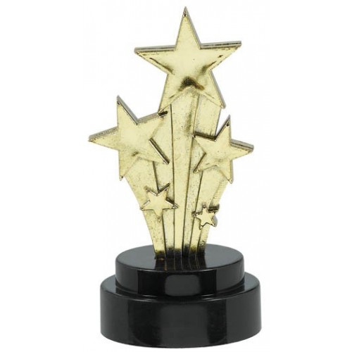 PAQ.6/U TROFEOS ESTRELLA HOLLYWOOD 11CM