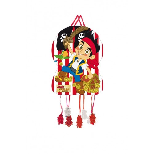 $D PIÑATA SILUETA JAKE EL PIRATA 46X65CM