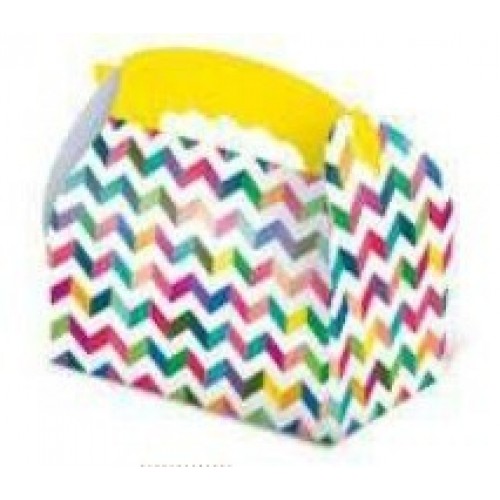 CAJA PARA GOLOSINA C/ASA ZIG-ZAG MULT.CO