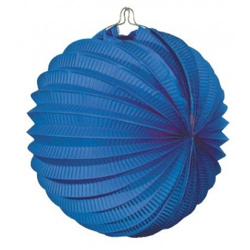   FAROL ESFERICO AZUL 22CM