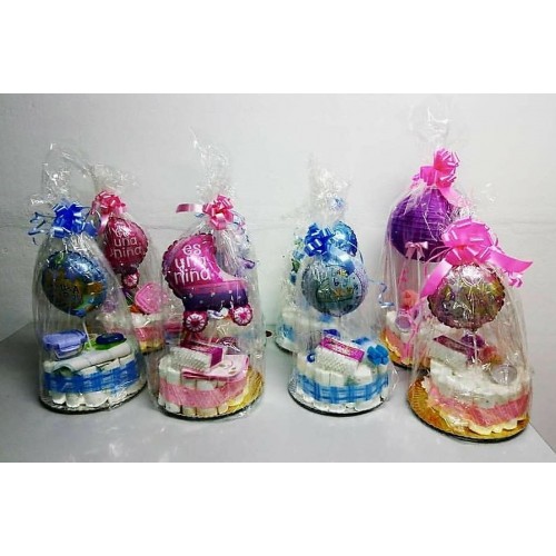 TARTA PAÑALES SENCILLA 4 REGALOS