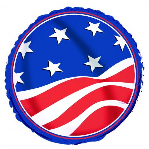 GLOBO 18 REDONDO BANDERA U.S.A