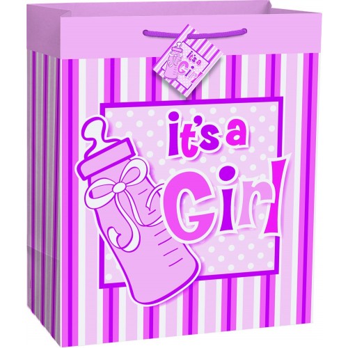 BOLSA REGALO BIBERON BABY 27X33CM