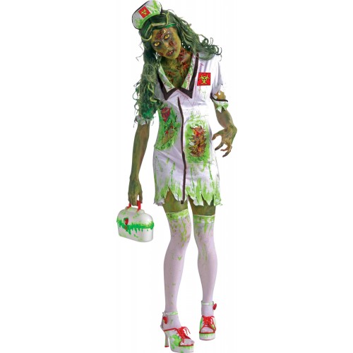  DISFRAZ  STD ENFERMERA ZOMBI HALLOWEEN