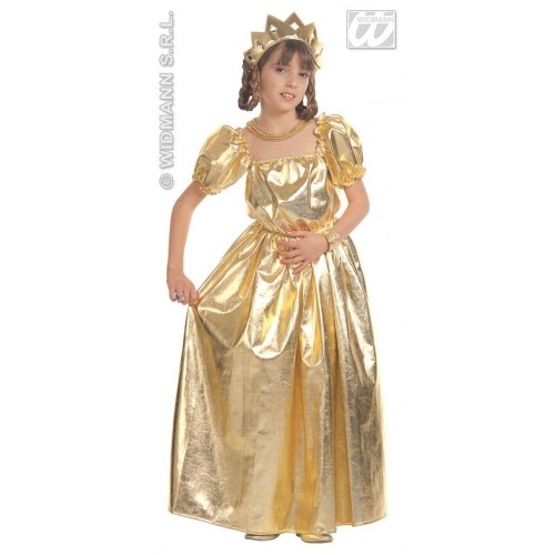 $DDISFRAZ 8A10AÑO PRINCESA DORADA