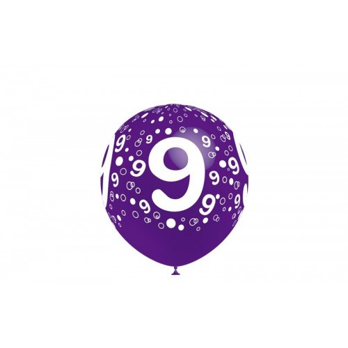 $  10/U GLOBO IMPRESO N9 HG2009