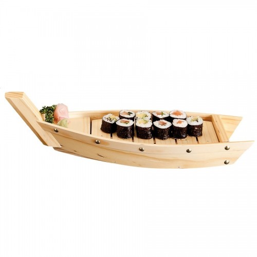 BARCA MARISCO  MADERA 44x13x11CM
