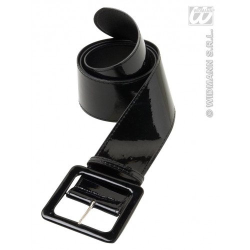   CINTURON VINILO NEGRO