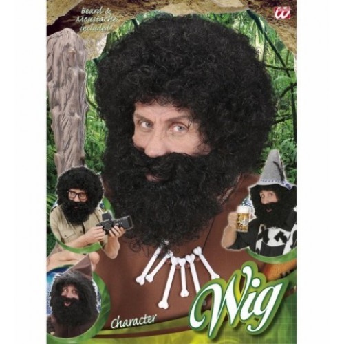 PELUCA Y BARBA KNECHT RUPRECHT NEGRA