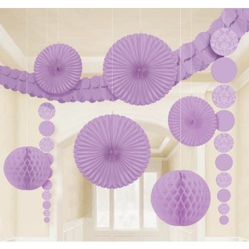   KIT 9PZ DECORACION MALVA