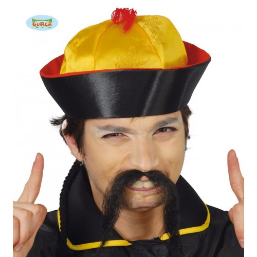 $D SOMBRERO TELA C/TRENZA CHINO