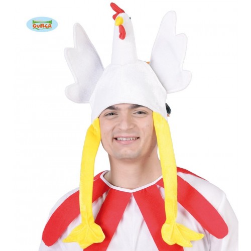 $D GORRO FORMA POLLO