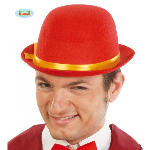 $D SOMBRERO BOMBIN FIELTRO ROJO