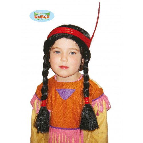 $D PELUCA INFANTIL INDIO C/CINTA
