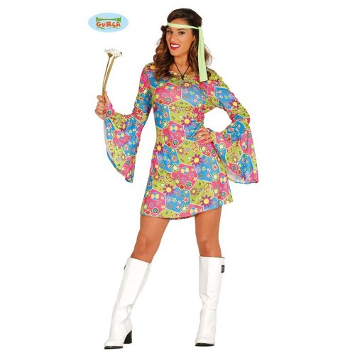  DISFRAZ T-L FLOWER POWER