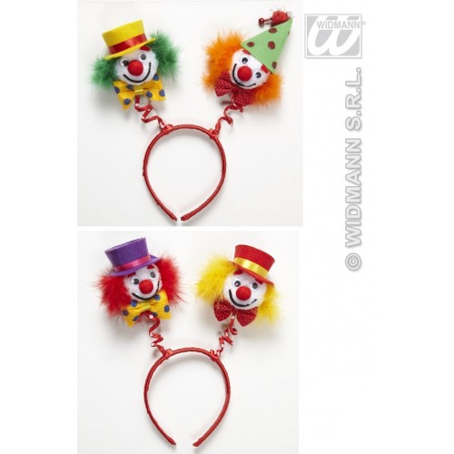DIADEMA MUÑECO PAYASO COL.SURT