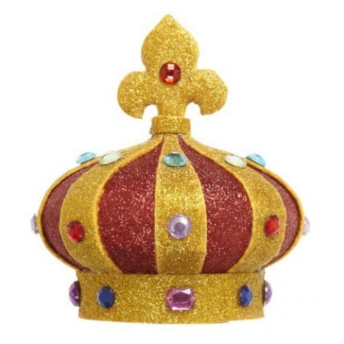 $D MINI CORONA GLITTER CON PIEDRAS